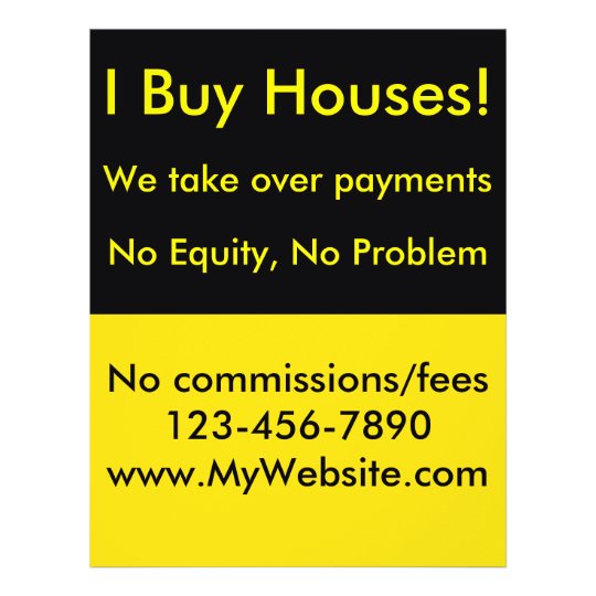 Real Estate Investor Flyer | Zazzle.com