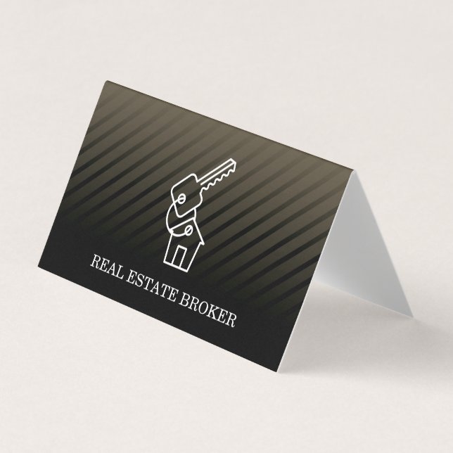 Real Estate Investor | Keys to the Home Business Card (Front)
