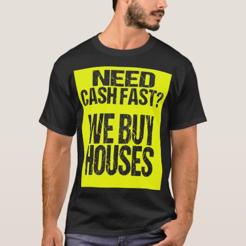 Real Estate Investor We Buy Houses House Buyer  T_Shirt