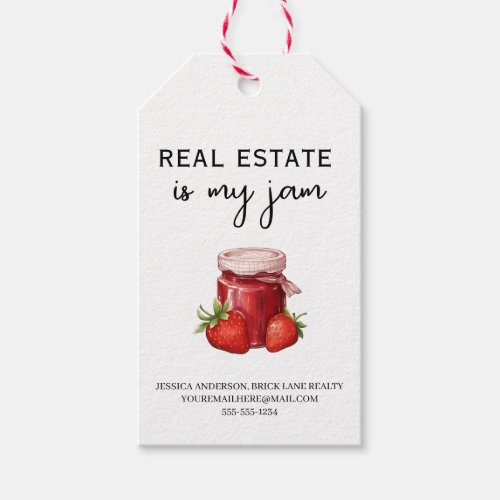 Real Estate is My Jam Marketing  Gift Tags