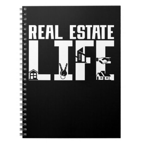 Real Estate Job Property Agent Notebook