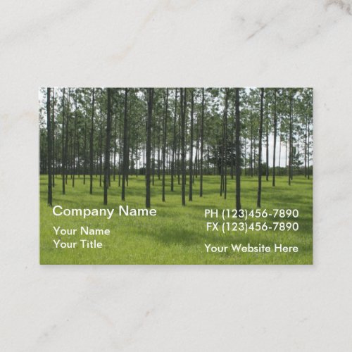 Real Estate Land Sales Business Card