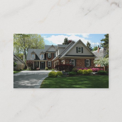 Customizable Real Estate / Landscaping Business Card