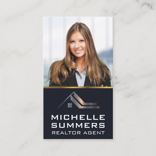 Real Estate Logo | Corporate Business Card (Front)