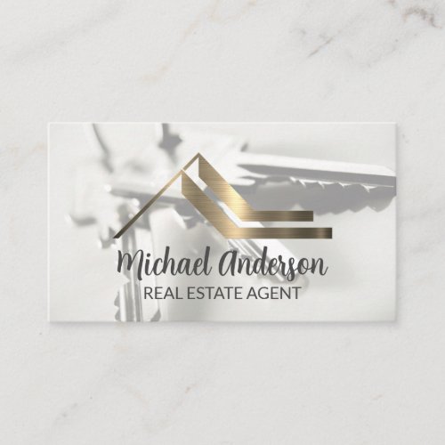 Real Estate Logo  Keys Business Card