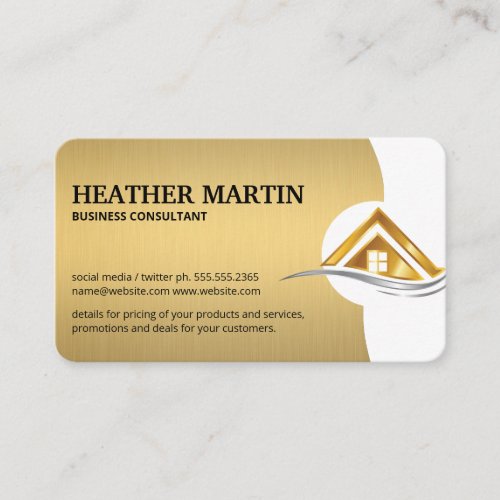 Real Estate Logo | Modern | Properties  Business Card