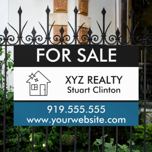 Real Estate Logo Realty Marketing Custom Outdoor Banner