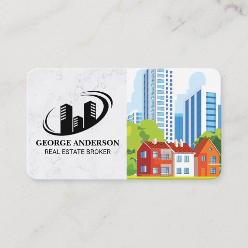 Real Estate Logo | Rental Properties  Business Card