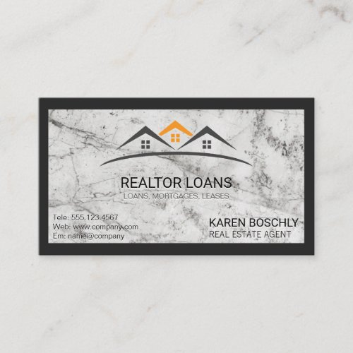 Real Estate  Marble Rock Business Card