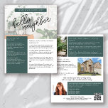 Real Estate March Newsletter Promotional Flyer<br><div class="desc">🏡 This HELLO NEIGHBOR real estate marketing newsletter will raise your brand awareness and generate new leads. The modern design will catch the eye of your potential clients and let them know that you are the friendly, knowledgeable real estate agent. 📝 The template is easy to edit using the personalization...</div>
