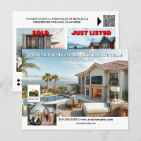 Real Estate market advertizing editable photo logo