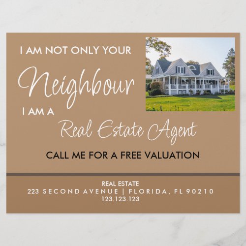 Real Estate Marketing Agent  Flyer