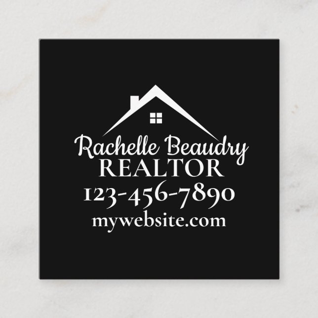 Real Estate Marketing Custom Realtor Enclosure Card (Front)