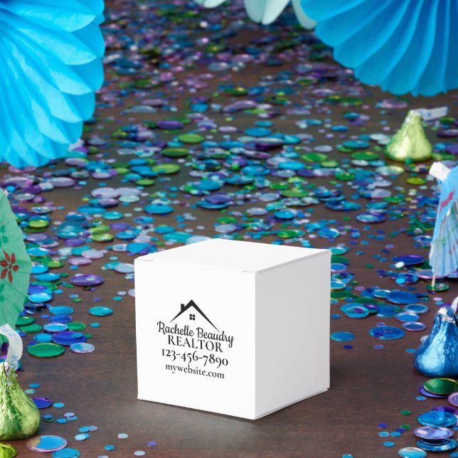 Real Estate Marketing Custom Realtor Favor Boxes (Party)