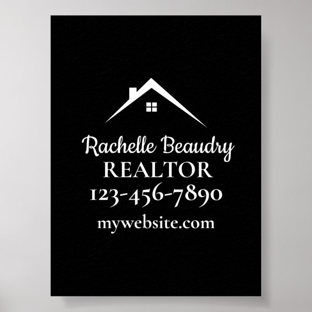 Real Estate Marketing Custom Realtor Poster (Front)