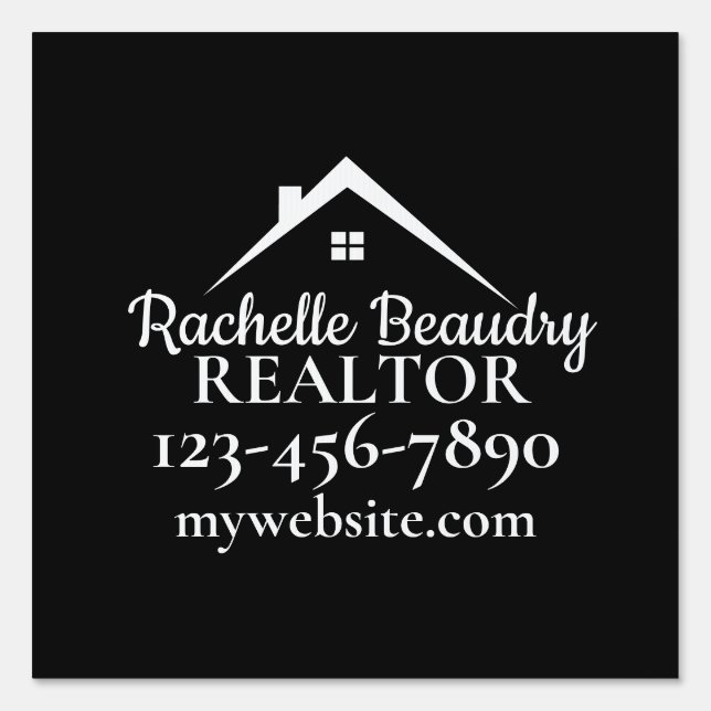 Real Estate Marketing Custom Realtor Sign (Front)