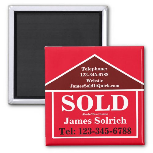  Real Estate MARKETING GIFT For Clients Modern  Magnet