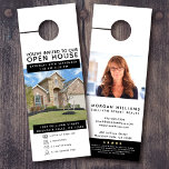 Real Estate Marketing Open House Door Hanger<br><div class="desc">🏠 Real Estate Open House Door Hanger Tag • Neighborhood Flyer • Modern Real Estate Farming Tools 🏠 Are you ready to take your marketing efforts to the next level? We take the time and stress out of making your own marketing materials with our professionally designed and easy-to-edit templates. Simply...</div>