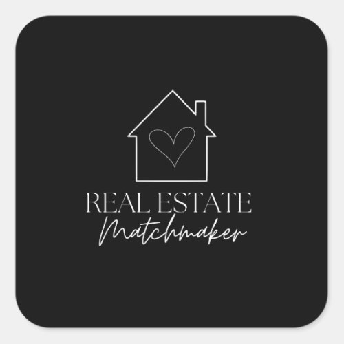 Real Estate Matchmaker Square Sticker