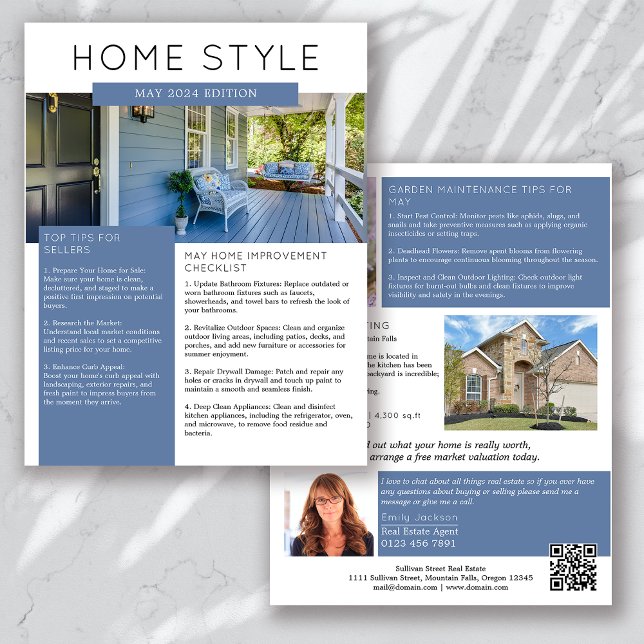Real Estate May Newsletter Promotional Farming Flyer (Creator Uploaded)