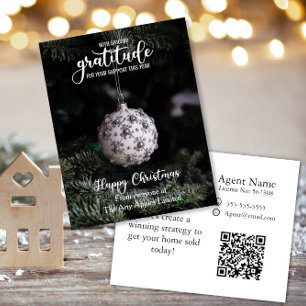 real estate merry Christmas business marketing  Postcard