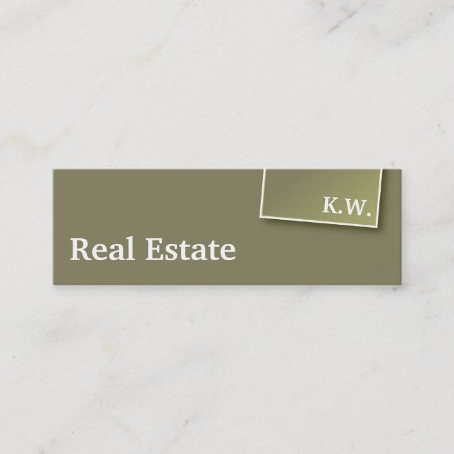 Real Estate Mini Business Card (Front)