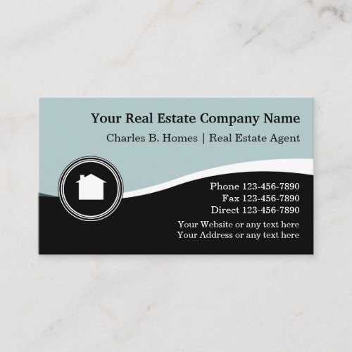 Real Estate Modern Business Cards