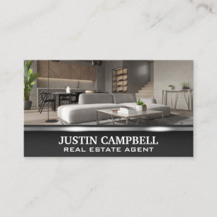 Real Estate Modern Home Business Card