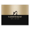 Real Estate Modern House Logo Black & Gold