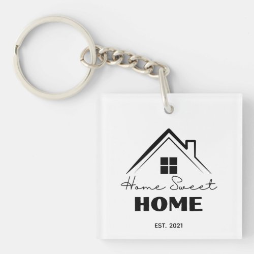 Real Estate New Homeowner Congratulations   Keychain