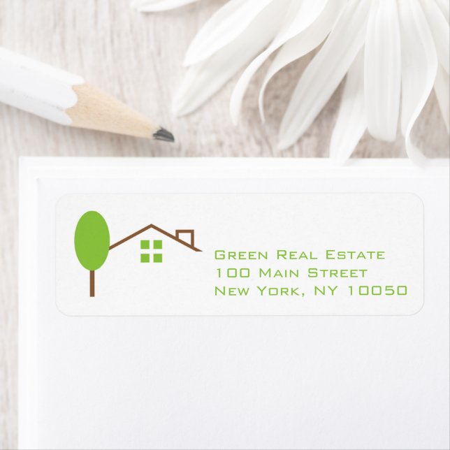 Real Estate Office Return Address Label (Insitu)