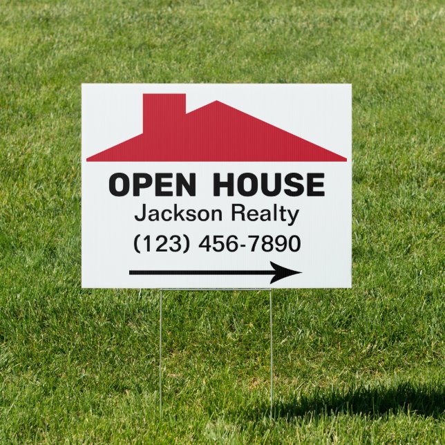 Real Estate Open House Advertising Signs (Insitu)