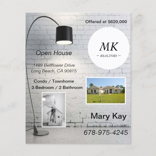 Real Estate Open House Card - Invitations Flyer (Front)