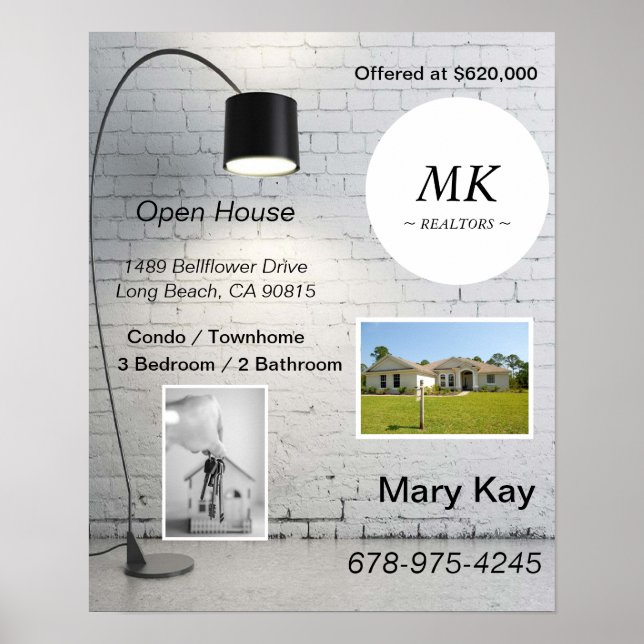 Real Estate Open House Card - Invitations Flyer Poster (Front)