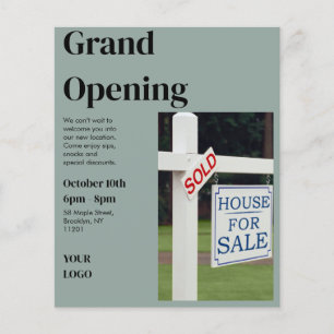 Real Estate Open House Flyer Modern