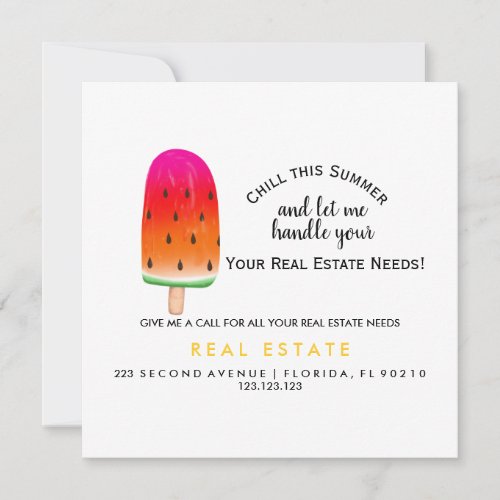 Real estate Open House ice_lolly Pop by  Postcard