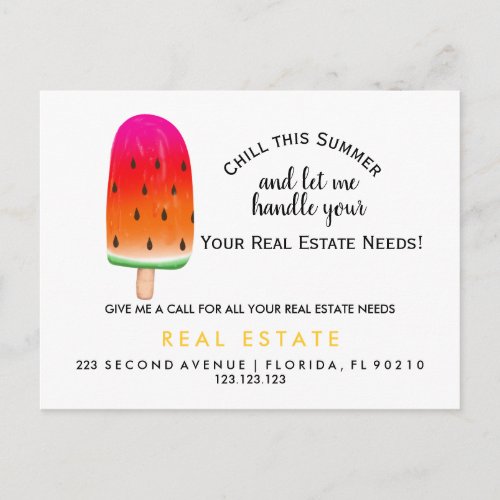Real estate Open House ice_lolly Pop by  Postcard