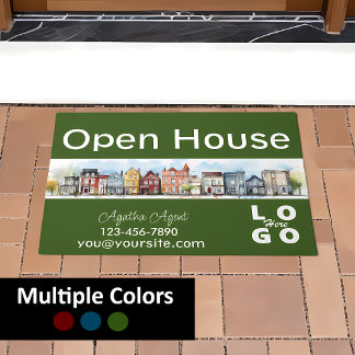 Real Estate Open House Marketing Doormat