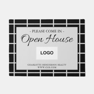 Real Estate Open House Welcome Mat – iCustomLabel