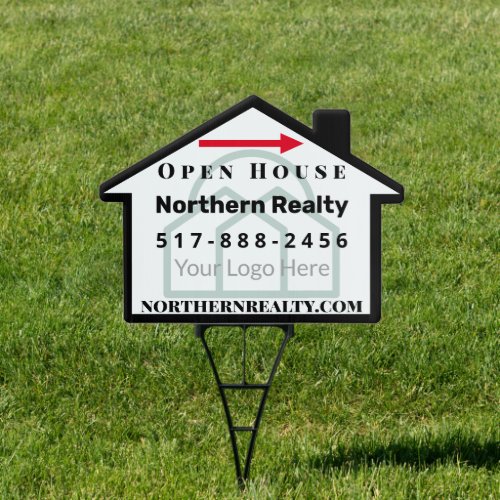 Real Estate Open House or Garage Sale Estate Sale Sign