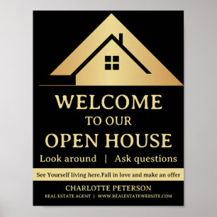 Real Estate Open House Poster