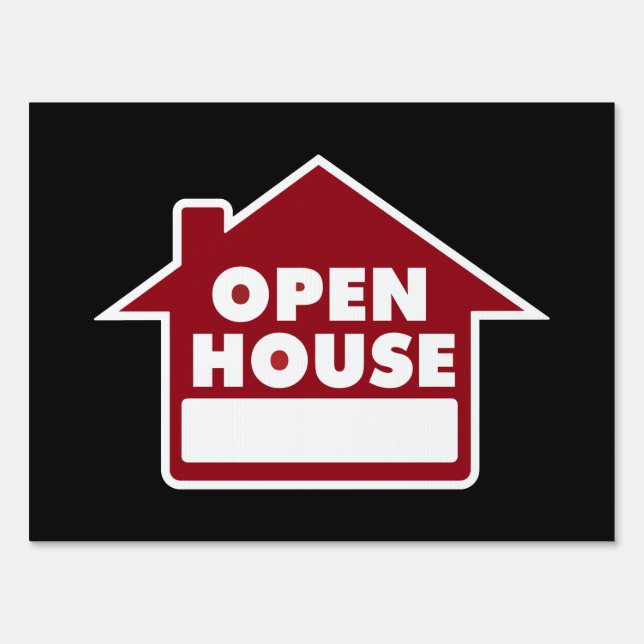 Real Estate Open House Signs (Front)