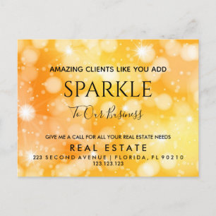 Real estate Open House Sparkle Pop by  Postcard