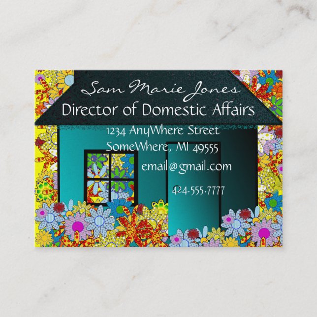 Real Estate or Stay at Home Mom Business Card (Front)