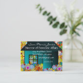 Real Estate or Stay at Home Mom Business Card (Standing Front)