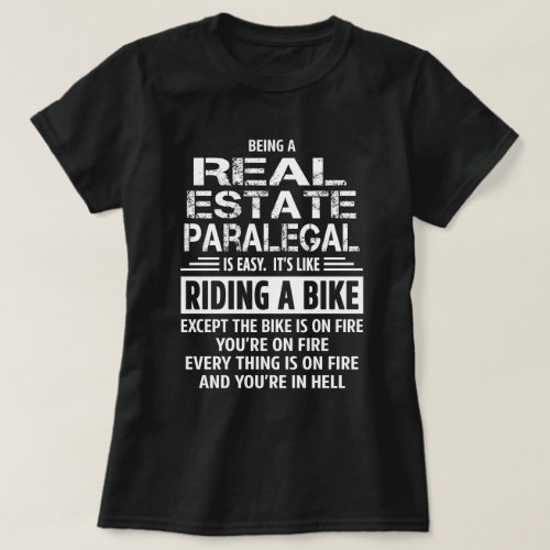 Real Estate Paralegal T_Shirt
