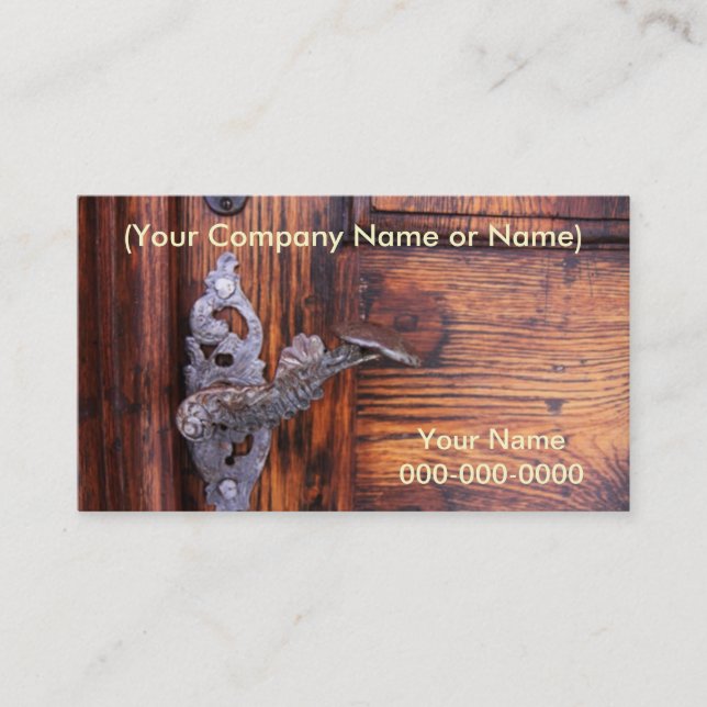 Real Estate/Personal Profile Card (Front)