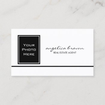 Real Estate Photo Business Card by istanbuldesign at Zazzle