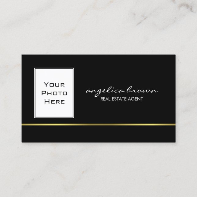 Real Estate Photo Business Card (Front)