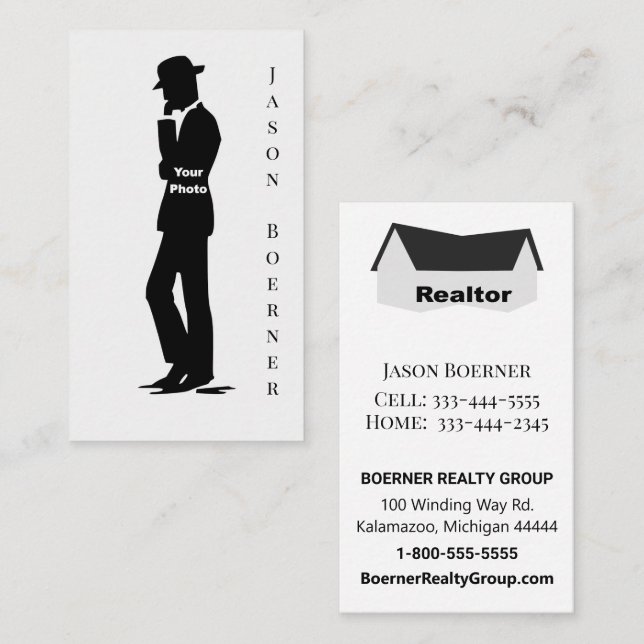 Real Estate Photo Business Card (Front/Back)